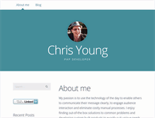 Tablet Screenshot of chris-young.com